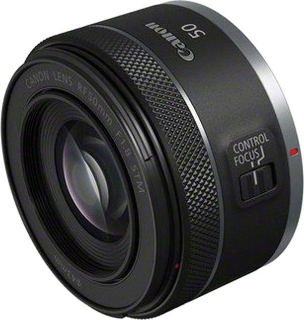 Canon RF 50mm F1.8 STM Objektiv, (Passend für Canon EOS R System Kameras (z.B. EOS RP, R8)