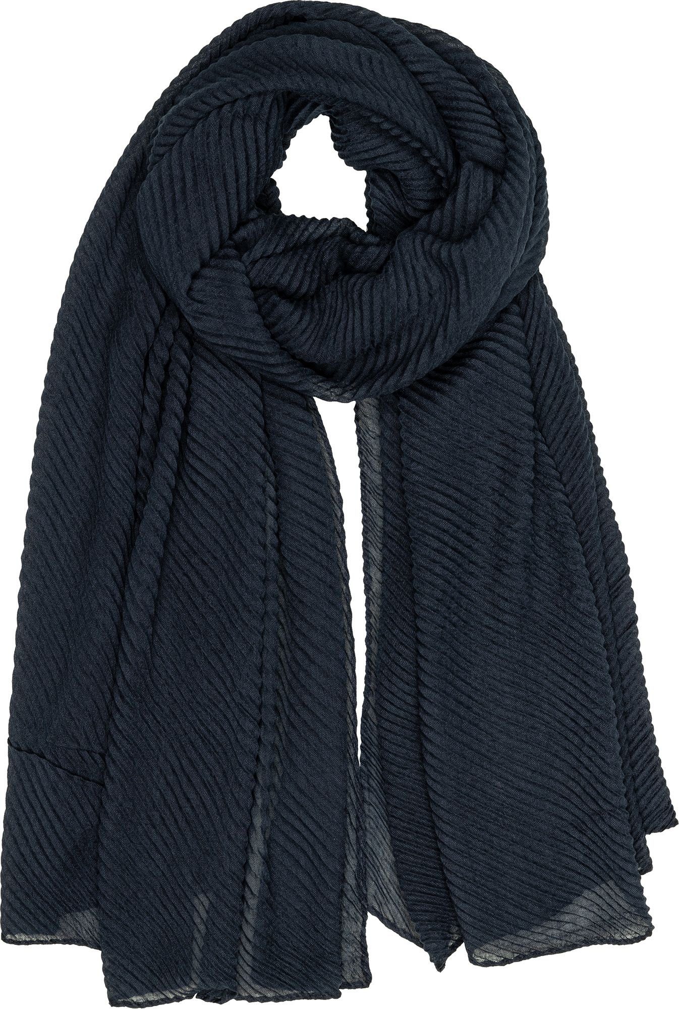 Modeschal SC509 eleganter Damen Schal mit Streifen Webmuster