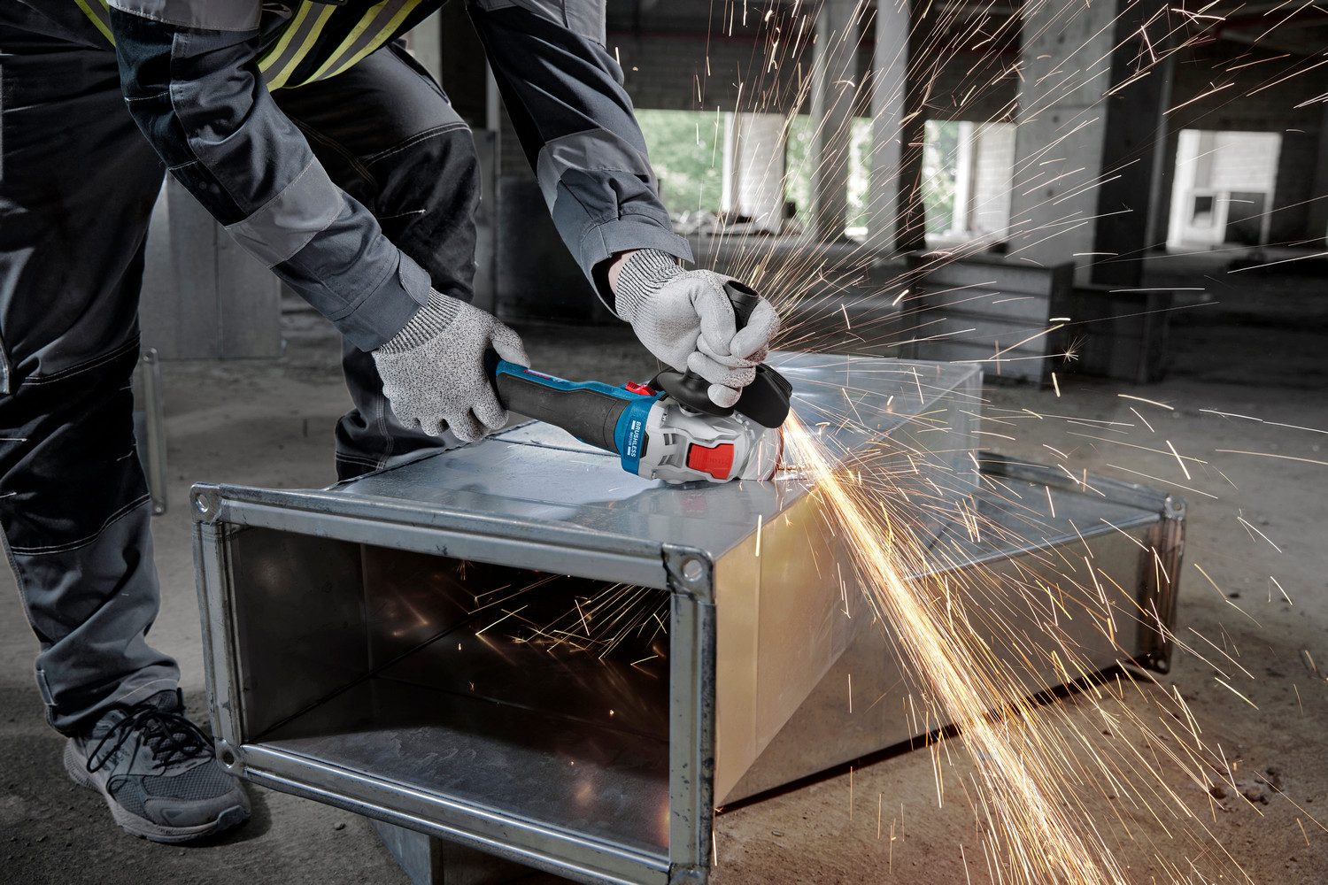 Bosch Professional Akku-Winkelschleifer GWX 18V-8 Professional solo, ohne Akku und Ladegerät