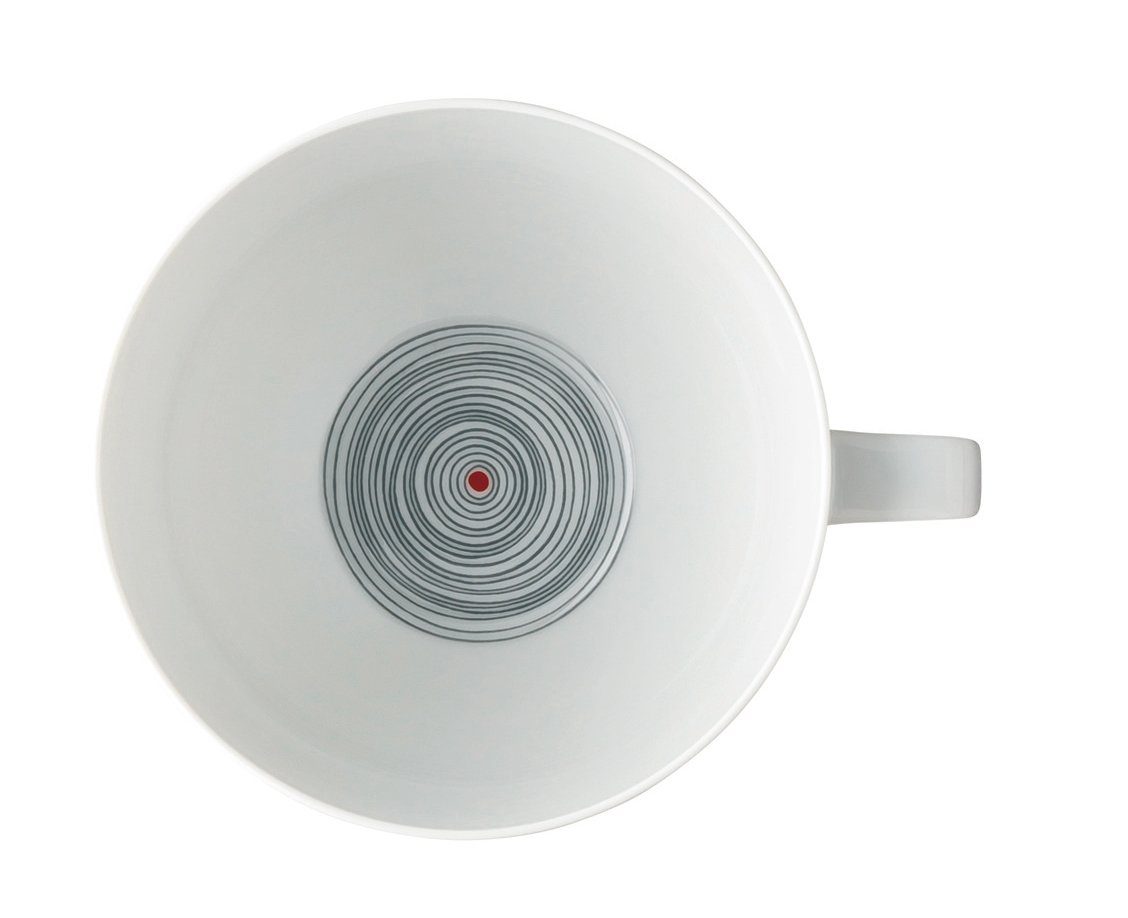 Rosenthal Tasse TAC Gropius Stripes 2.0 Kombi-Obertasse 0,3 l, Porzellan, Tassen