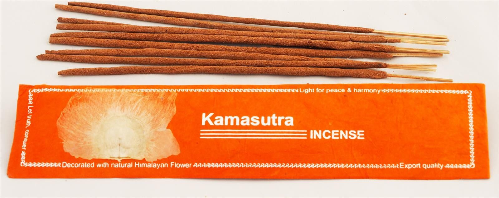 Hathi Räucherstäbchen Räucherstäbchen KAMASUTRA Naturrein Nepal (15 Stäbchen)