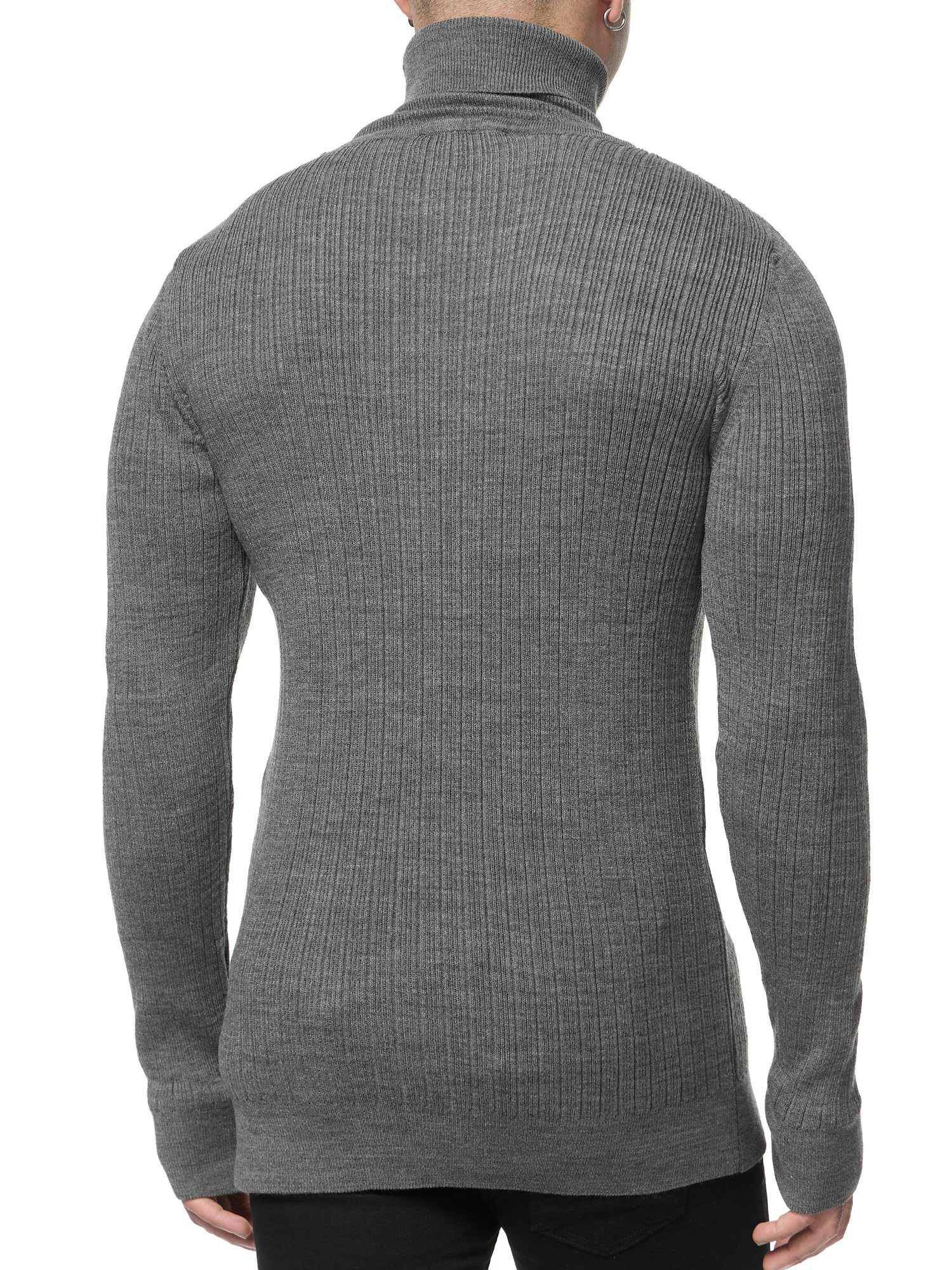 Banco Rollkragenpullover Rollkragen Pullover in unifarbenem Design - Slim F günstig online kaufen
