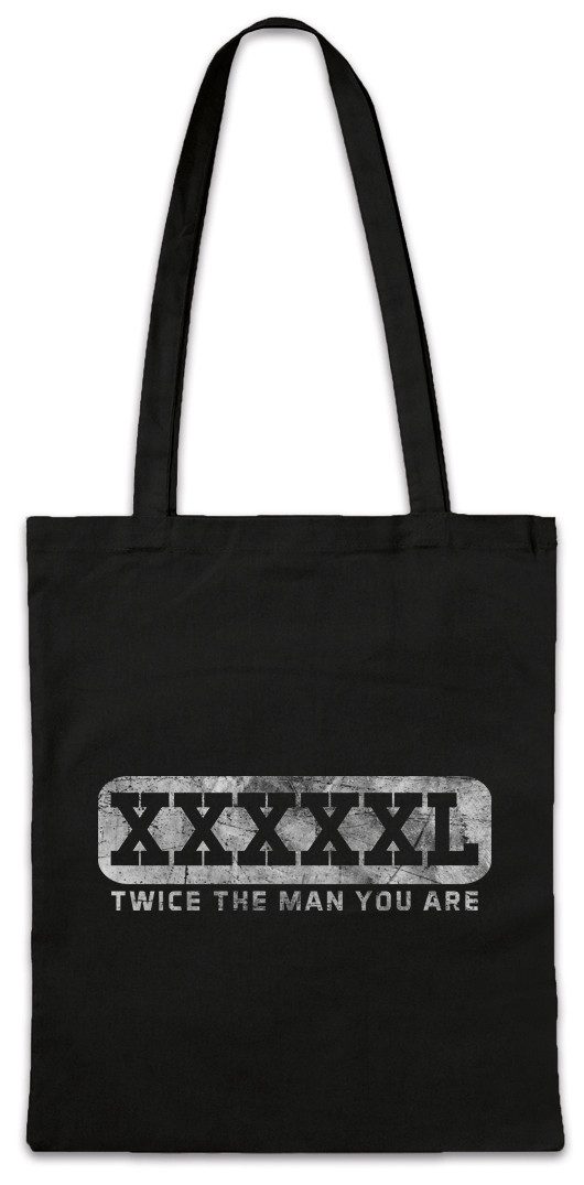 Beuteltasche XXXXXL Stofftasche Dick Dicker Stolz Übergewicht Chubby Pride Fat