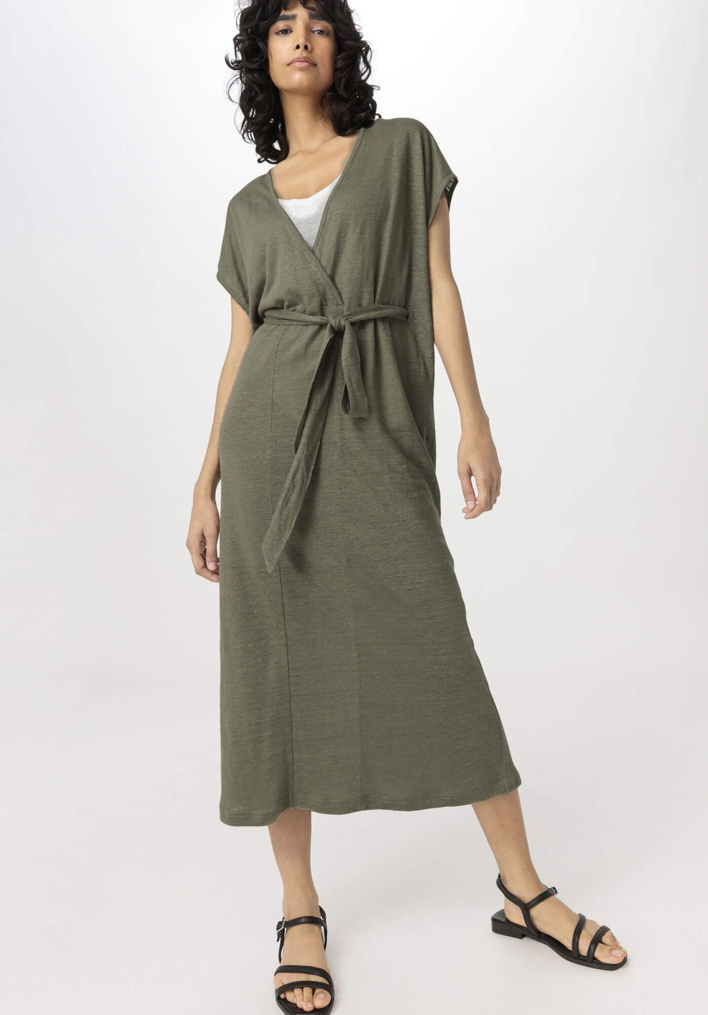 Hessnatur Jerseykleid Midi Relaxed aus reinem günstig online kaufen