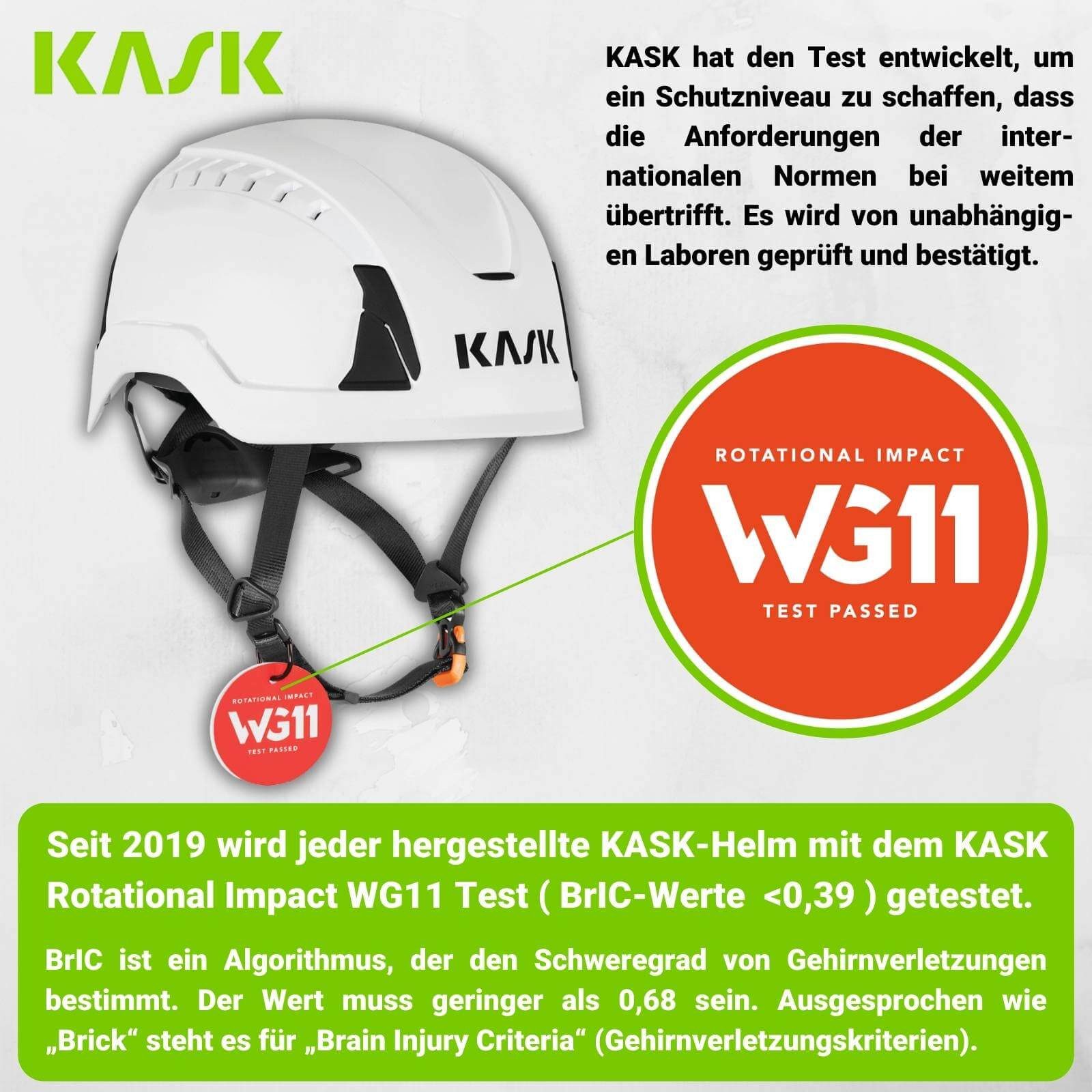 Kask Schutzhelm Bergsteigerhelm, Industriekletterhelm Plasma HI VIZ - Reflexstreifen