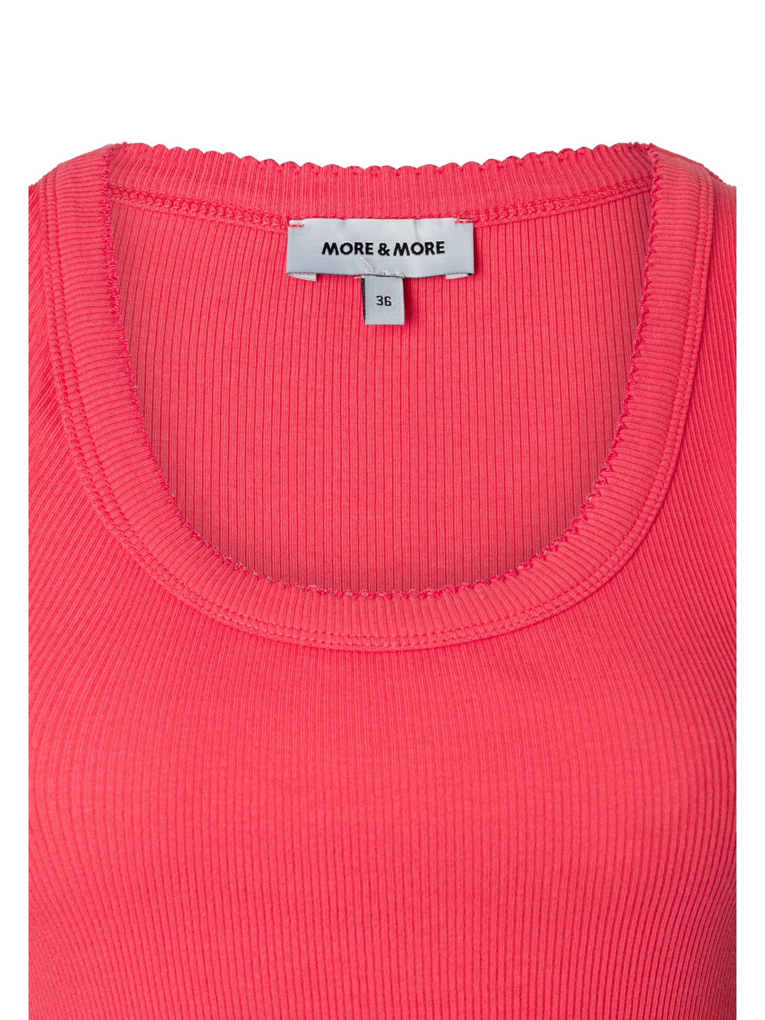 MORE&MORE Shirttop schmales Tank-Top, gerippt