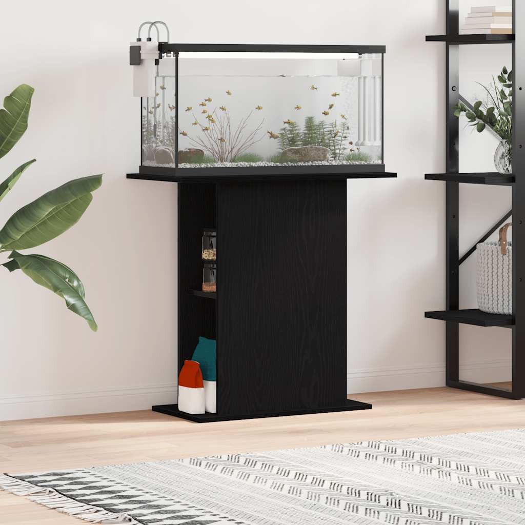 vidaXL Aquariumunterschrank 75 x 36 x 725 cm Aquariumständer Schwarze Eiche günstig online kaufen