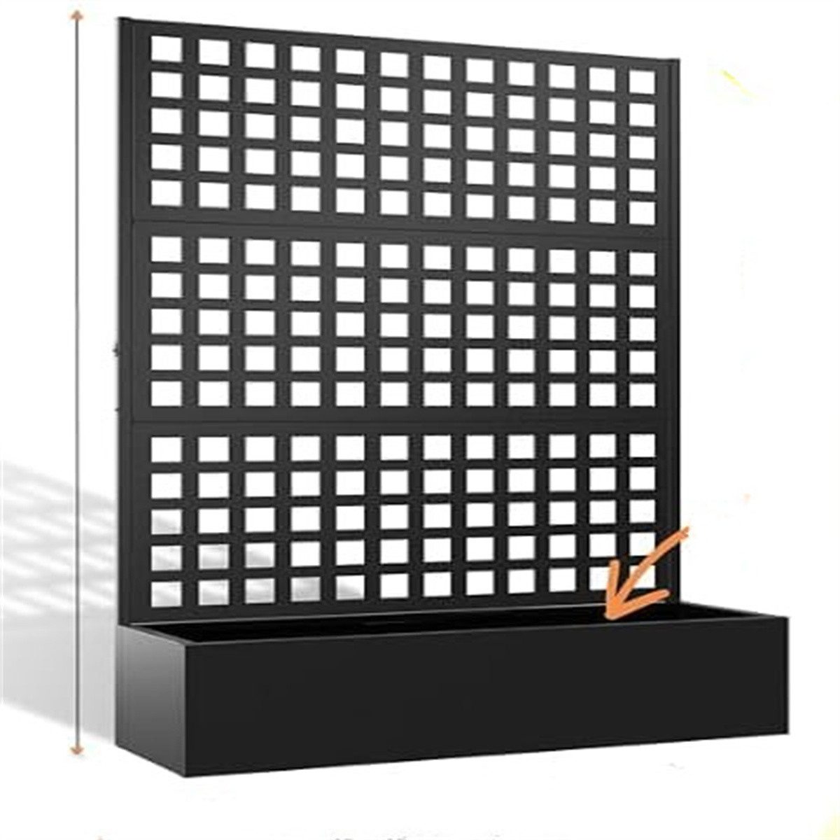 GarveeMore Blumenkasten Datenschutzbildschirm mit Planter Box, erhöhtes Gartenbett