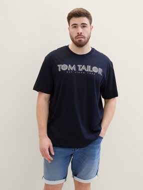 TOM TAILOR PLUS T-Shirt Plus - T-Shirt mit Logo Print