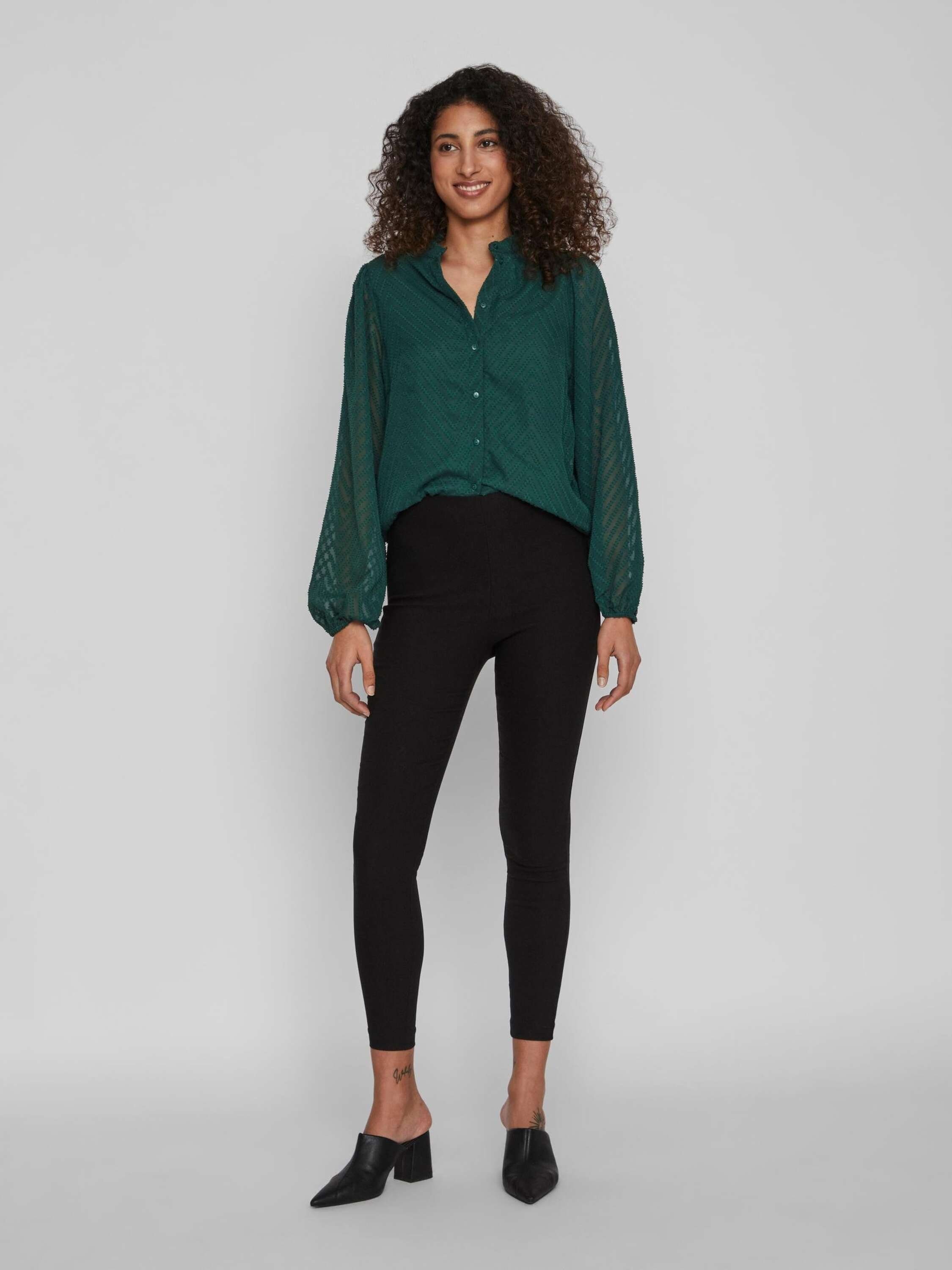 Vila Leggings Laura Lou (1-tlg) Details, Detail Weiteres Plain/ohne