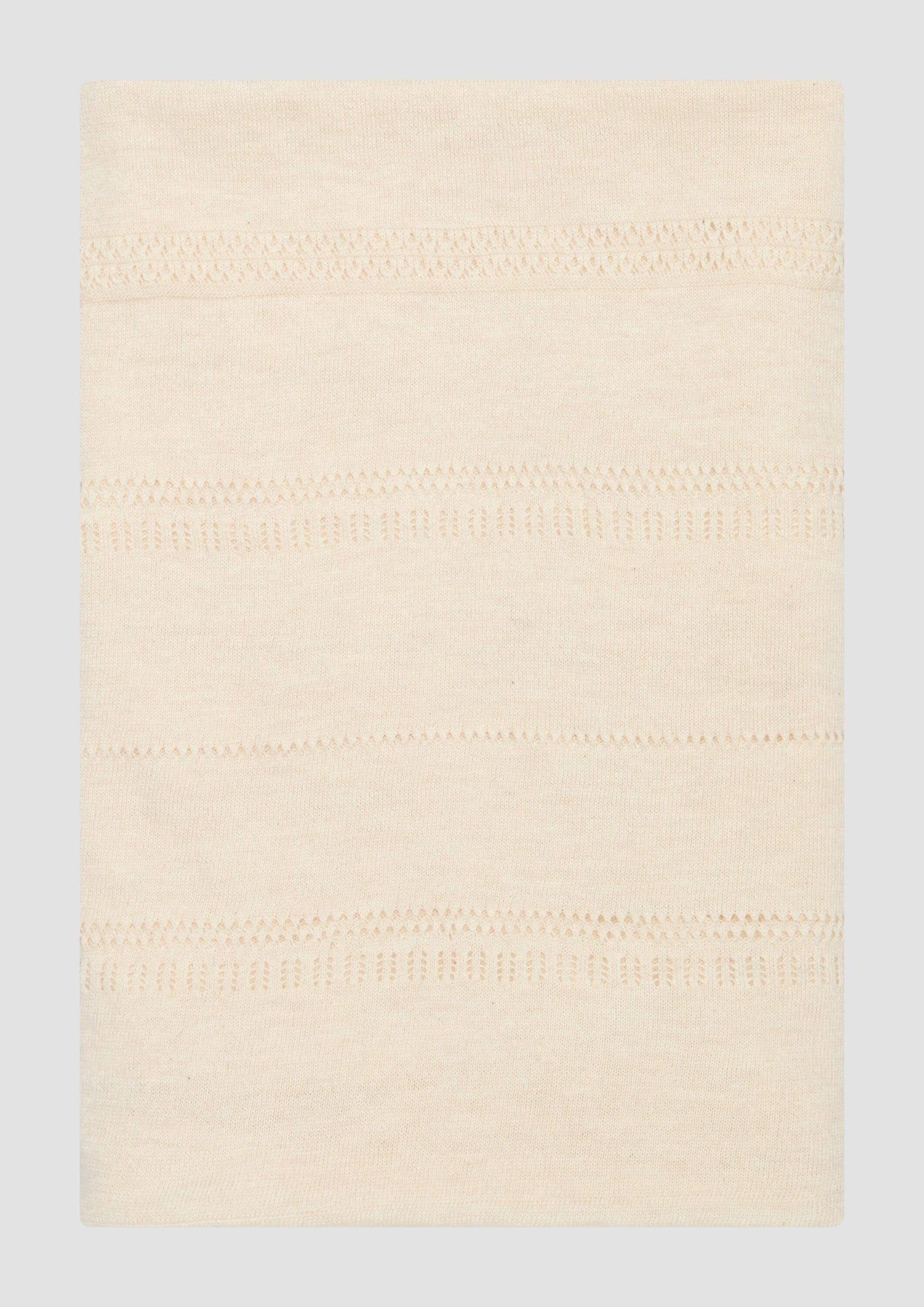 s.Oliver Loop Snood, Loop-Schal aus Feinstrick mit Strickmuste