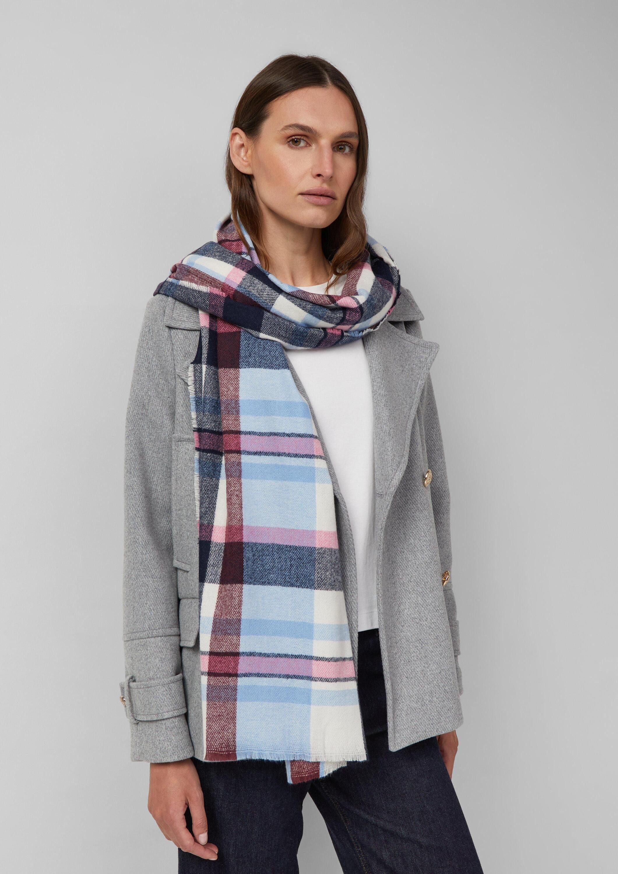 s.Oliver Schal Tuch, Karierter Schal mit günstig online kaufen