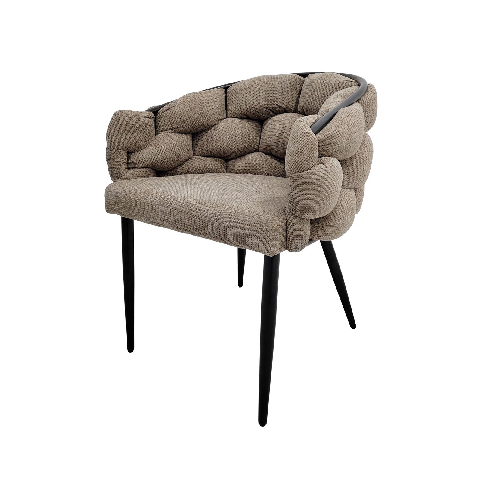 HTI-Living Esszimmerstuhl Stuhl Alsen Schwarz (Stück, 1 St), Design Polster günstig online kaufen