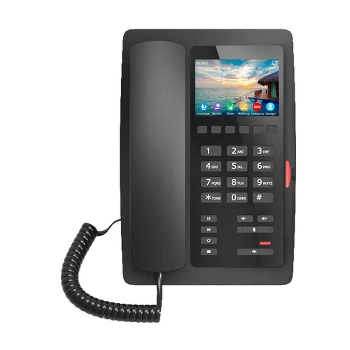 Fanvil Fanvil H5W IP-Telefon Schwarz 2 Zeilen WLAN Kabelgebundenes Telefon