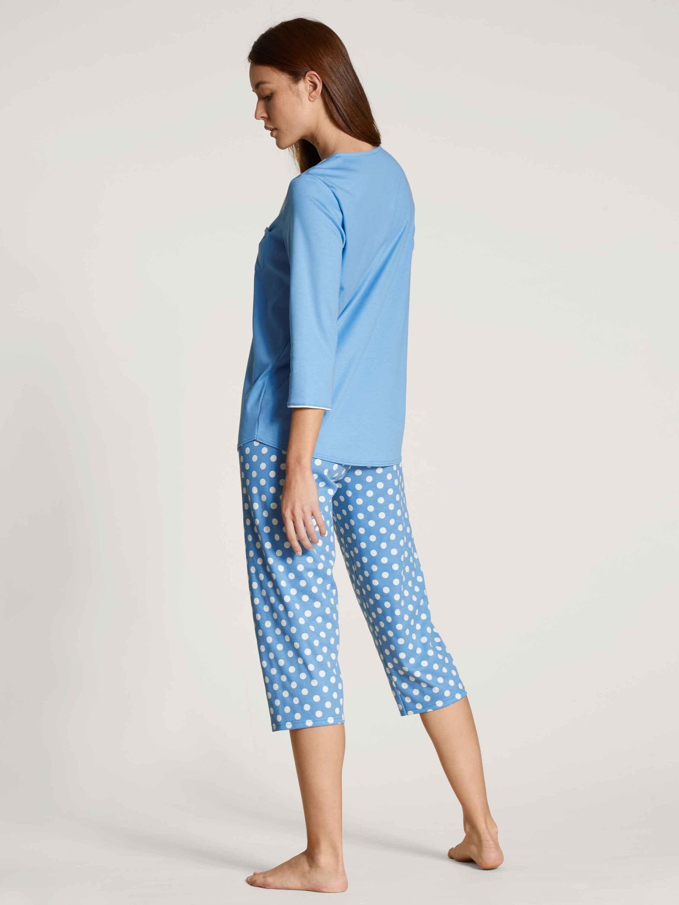 (2 blue tlg) allure Capri-Pyjama CALIDA 3/4-Pyjama