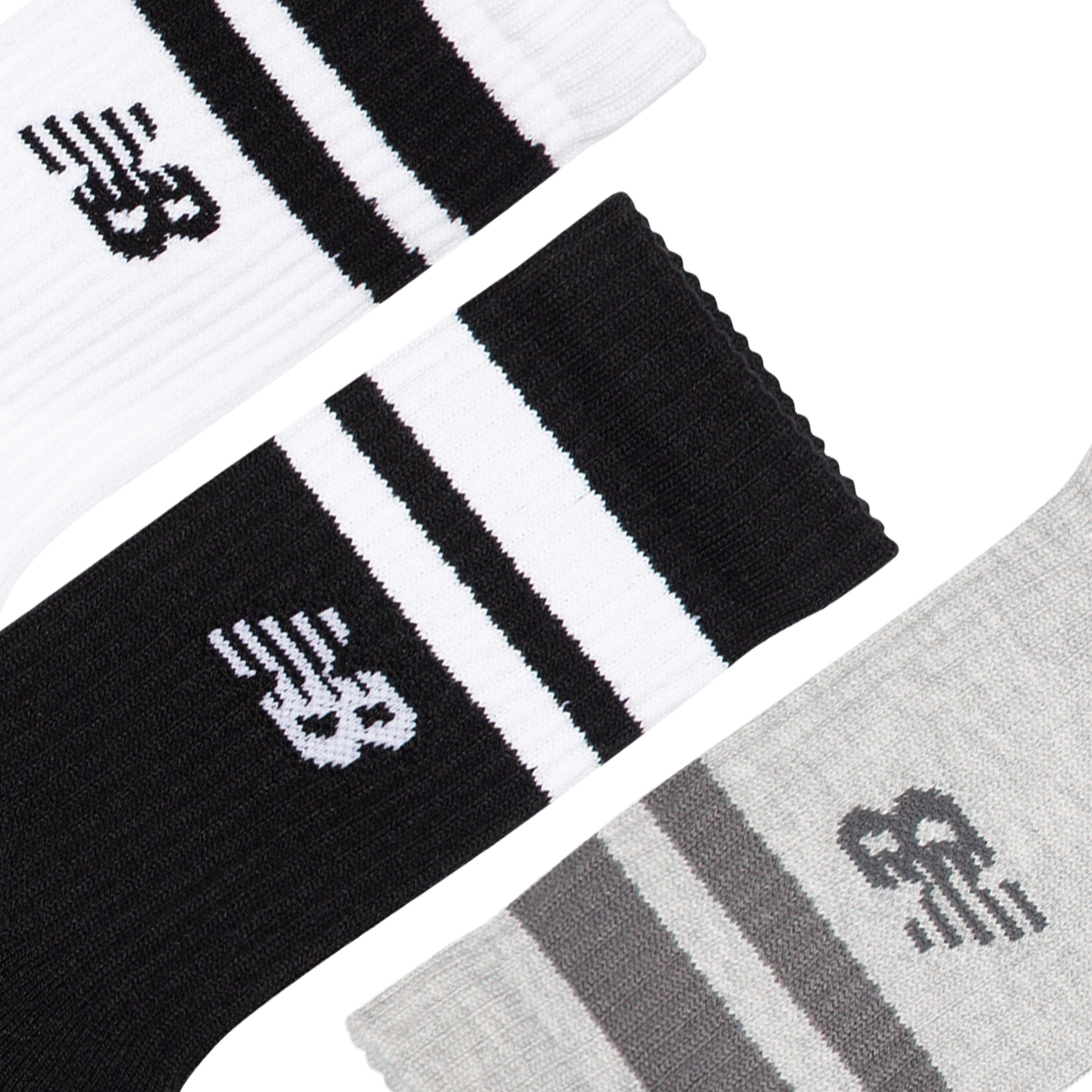 New Balance Sportsocken (3-Paar) 3er Pack, geripptes Design, leichtes Material, bequemer Stoff