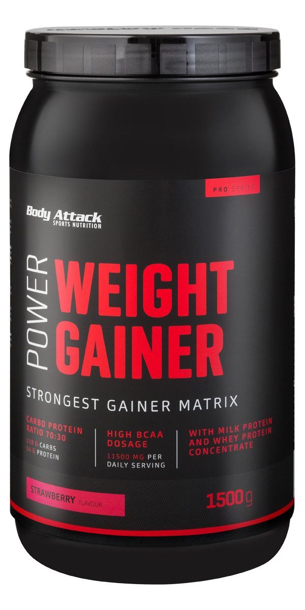 Body Attack Body Attack Power Weight Gainer 1,5kg Pulver, 1500.0 g