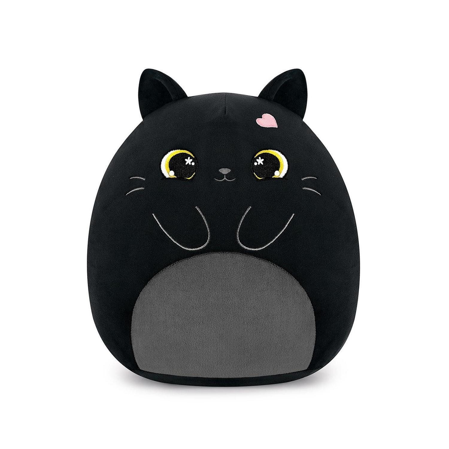 LuxusKollektion Kuscheltier Plüschtier Katze Kuscheltier Plüsch Kawaii 30cm Geschenk Katze Schwarz