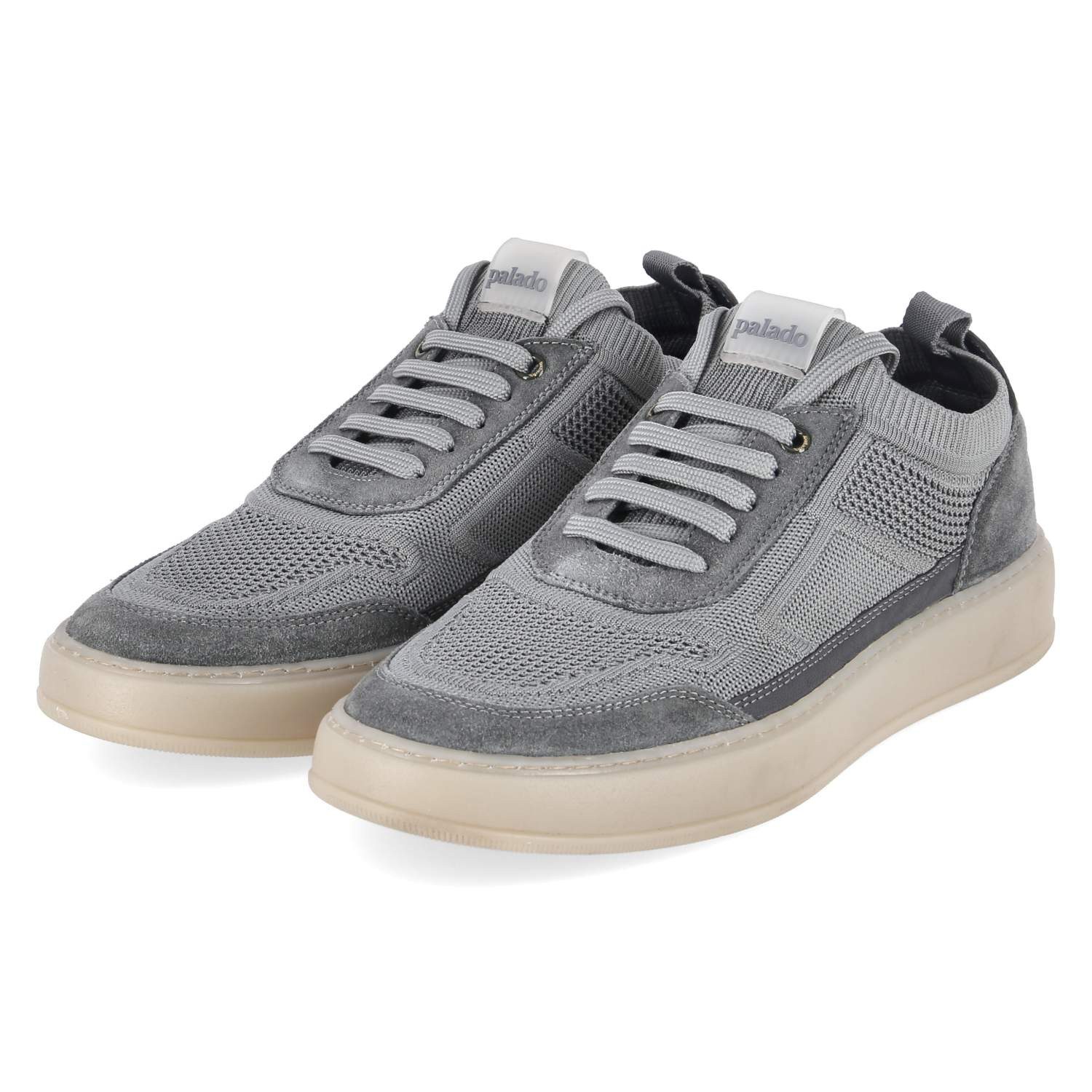Palado Palado 7NO0270101 5100 Herren Leder & Textil grau Schnürschuh