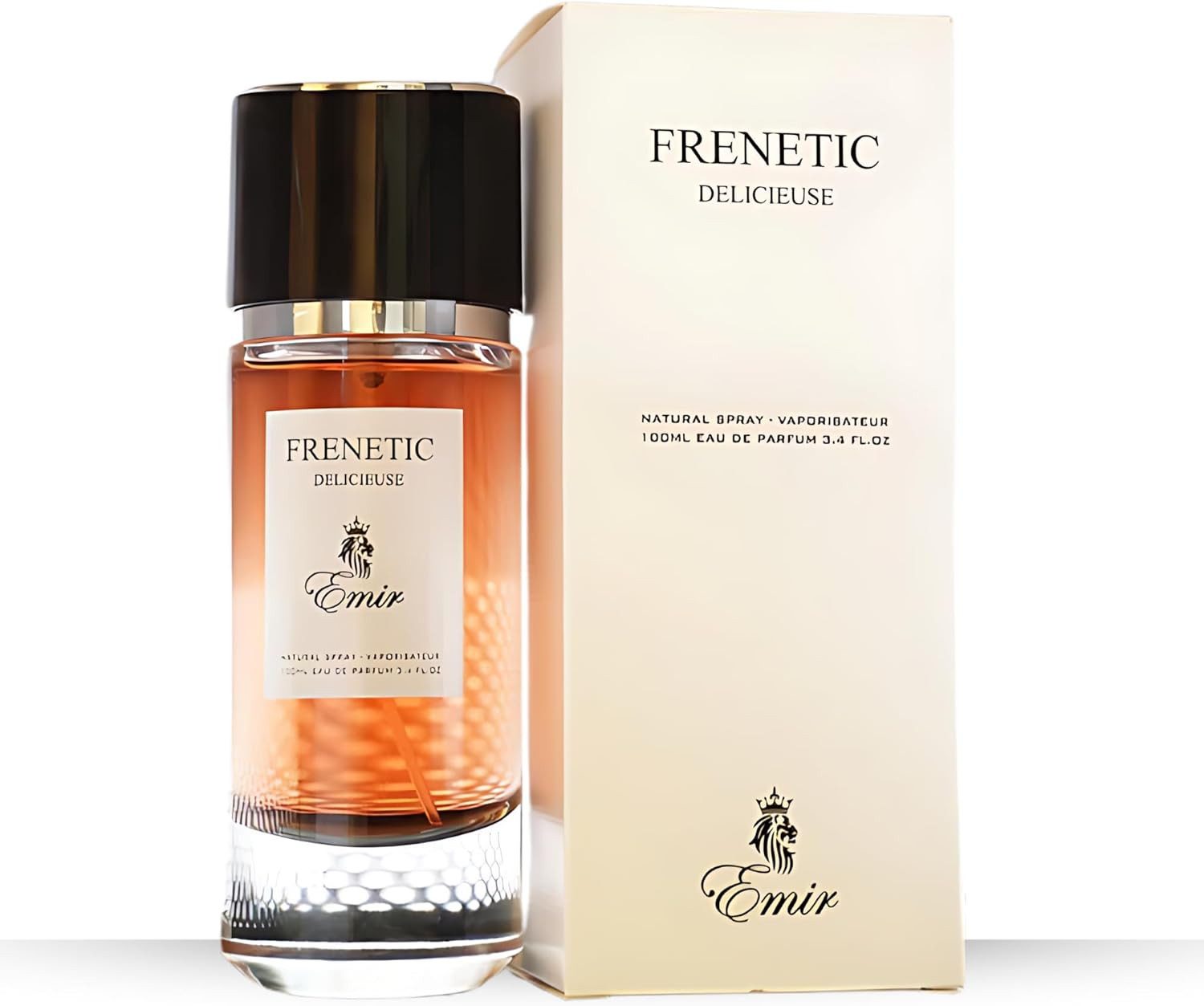 Paris Corner Eau de Parfum Emir Frenetic Delicieuse, Glasflakon, Parfüm EDP, Unisex Duft