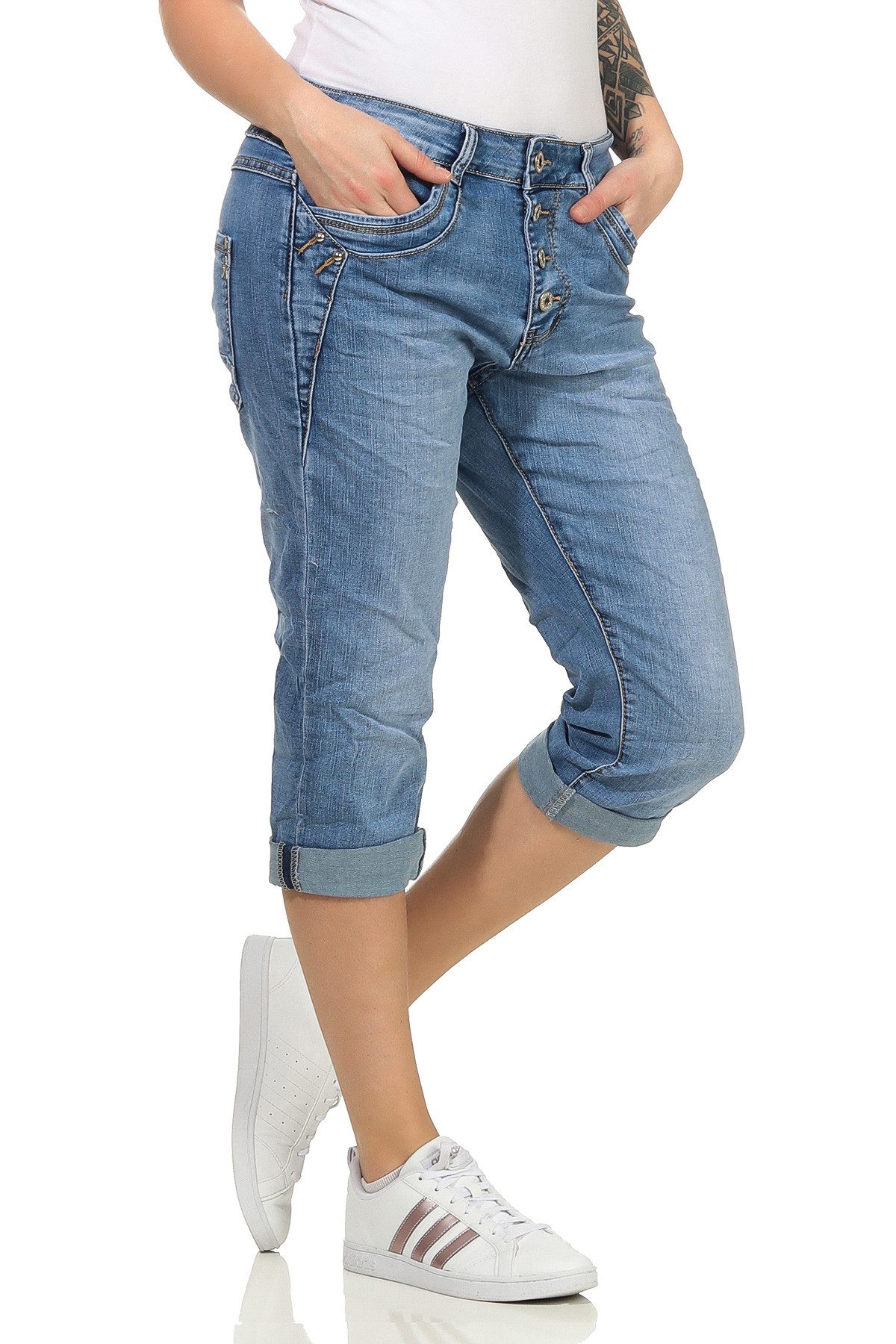 Karostar Caprijeans Karostar Capri 93 Blau günstig online kaufen