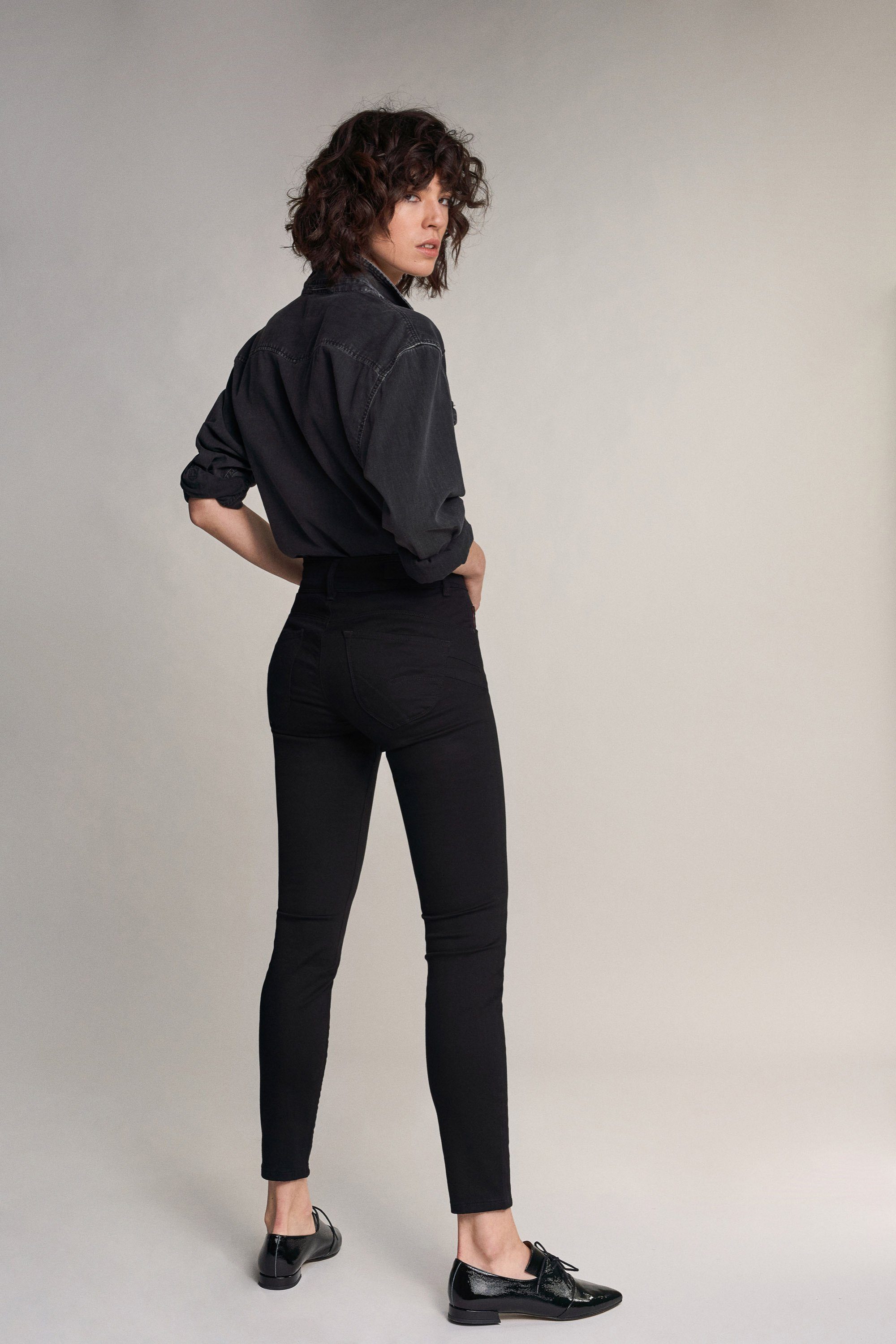 Salsa Stretch-Jeans SALSA JEANS SECRET PUSH IN SKINNY true black 123423.0000 – Bild 3 von 4