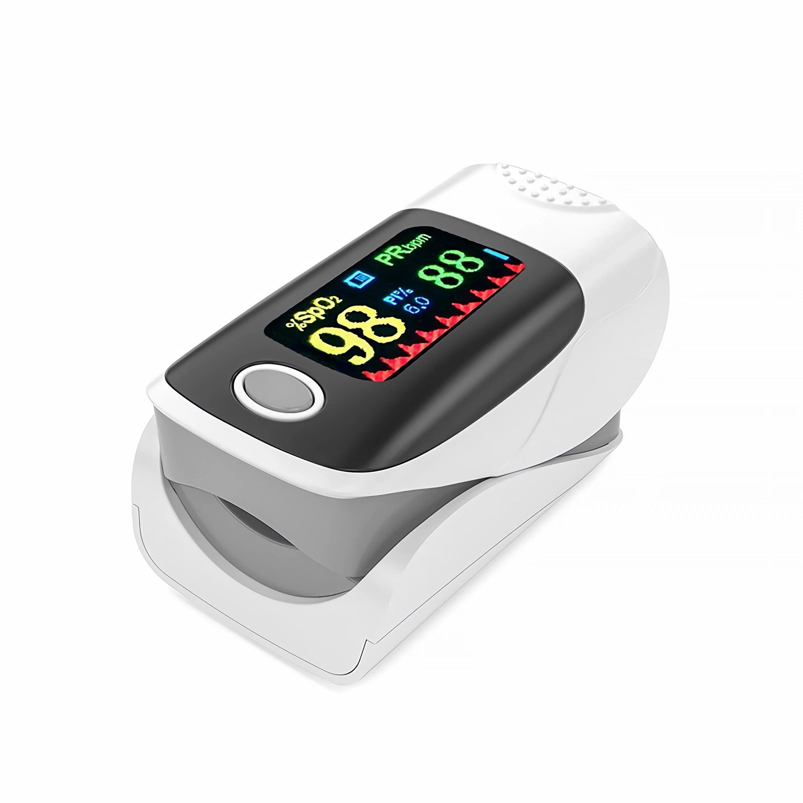 Bolwins Pulsoximeter H20C Finger Pulsoximeter Sauerstoff Puls Blut Messgerät SpO2 Oximeter, Finger Pulsoximeter Set, SpO2- und Puls-Messung, 24h Herzfrequenzmonitor