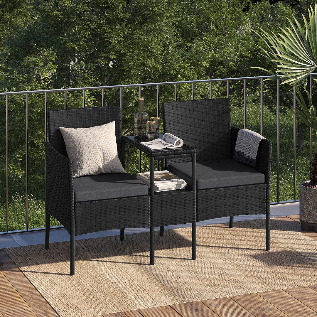 STEELSØN Gartenlounge-Set Velara, (Gartenbank mit Tisch günstig online kaufen