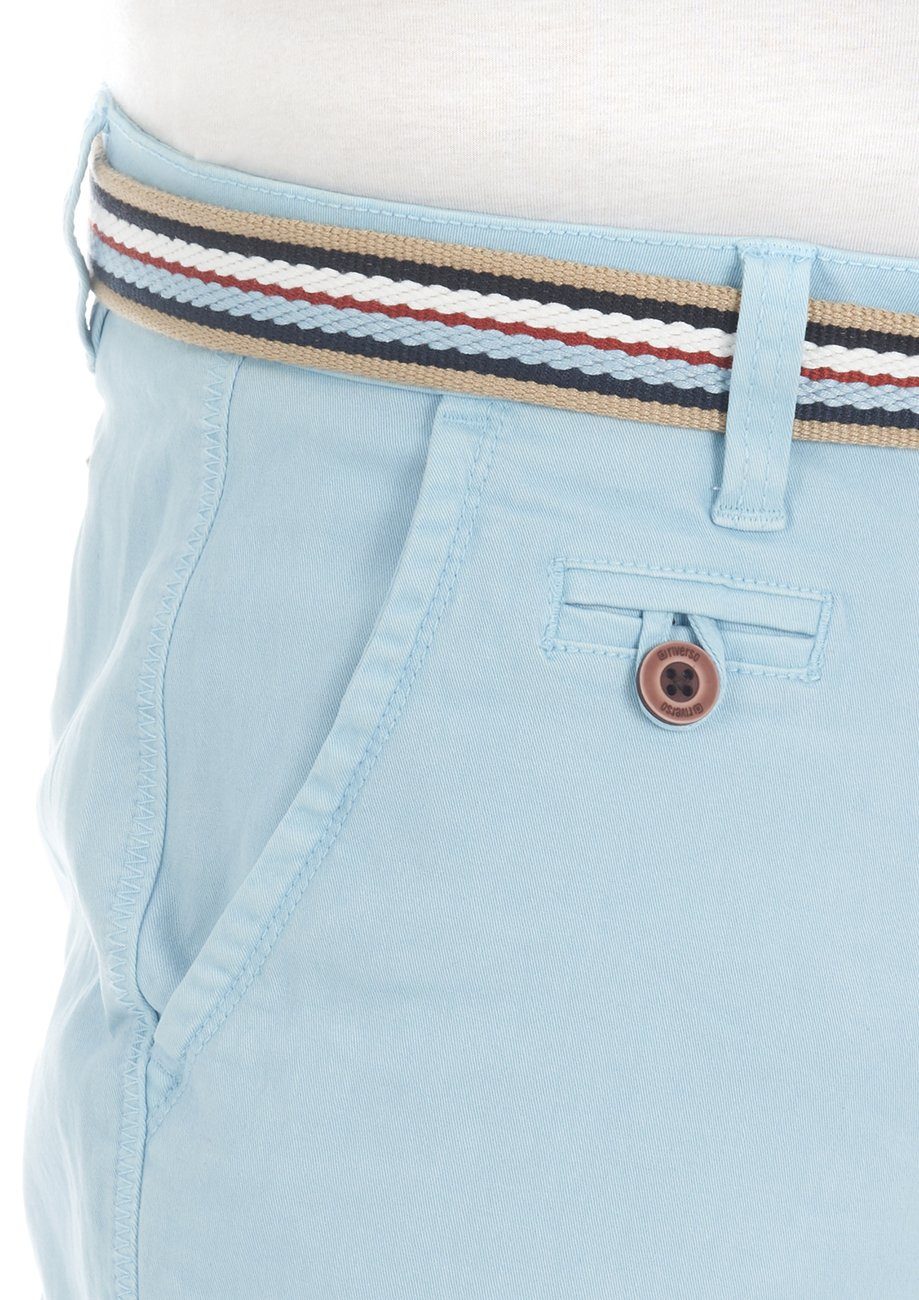 riverso Chinoshorts Herren Shorts RIVKlaas Regular Fit Bermudashorts mit Gürtel – Bild 4 von 5