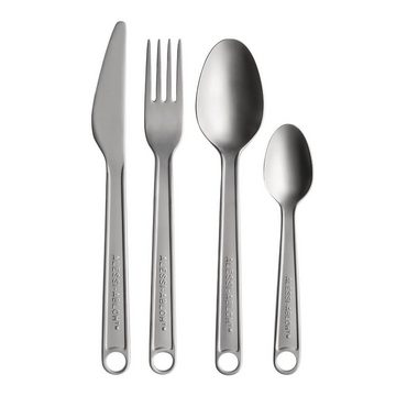 Alessi Besteck-Set Besteckset 4P Virgil Abloh, Edelstahl 18/10, Edelstahl 18/8