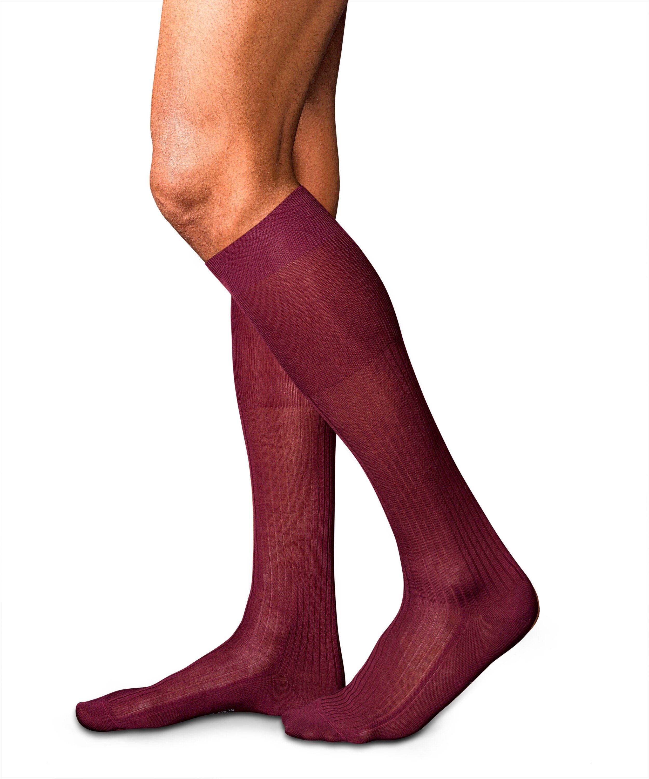 FALKE Kniestrümpfe No. 10 Pure Fil d´Écosse Kniestrümpfe (1-Paar) mit ägyptischer „Karnak“ Baumwolle