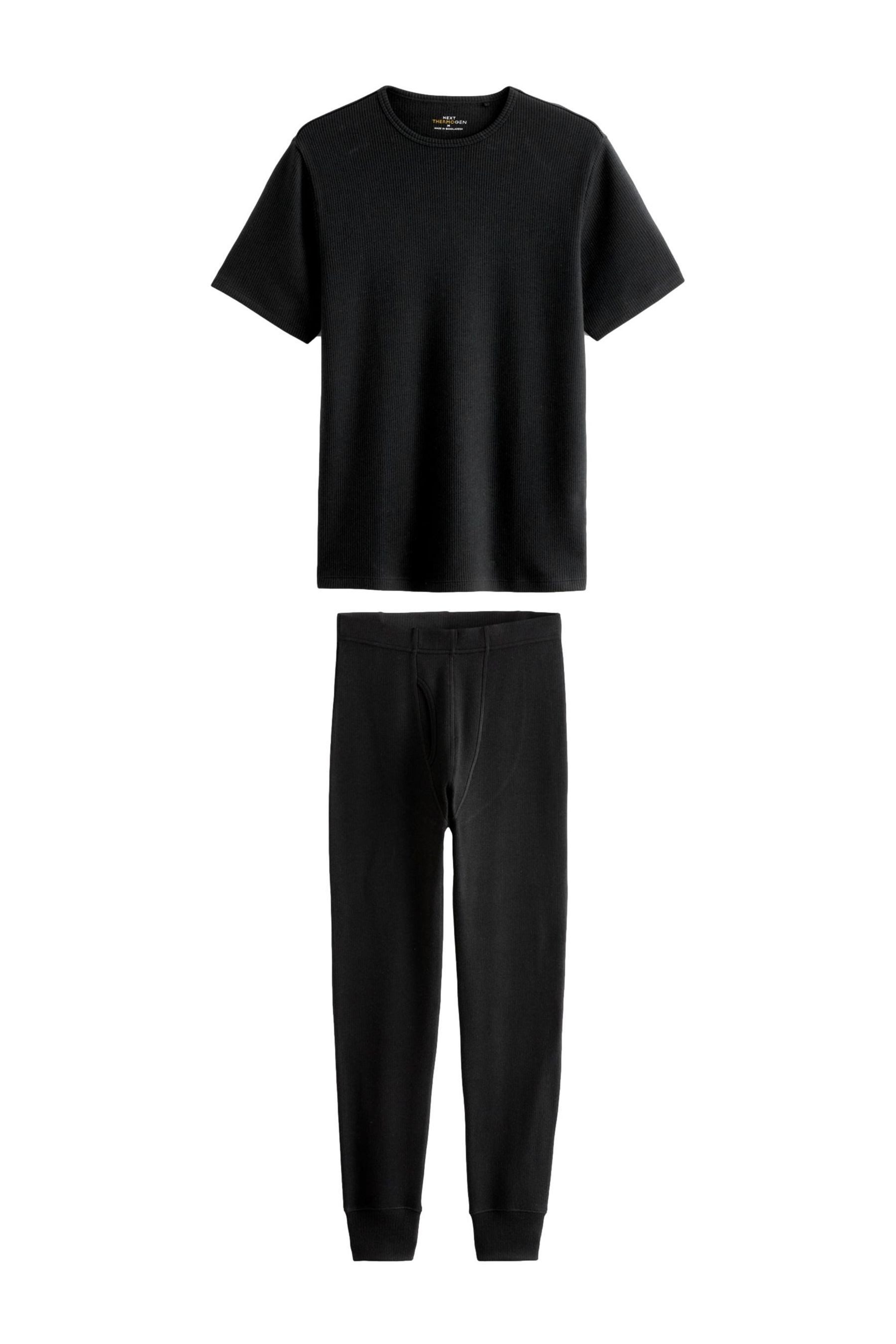 Thermounterhemd Kurzärmeliges Thermo-Oberteil und Leggings im Set
