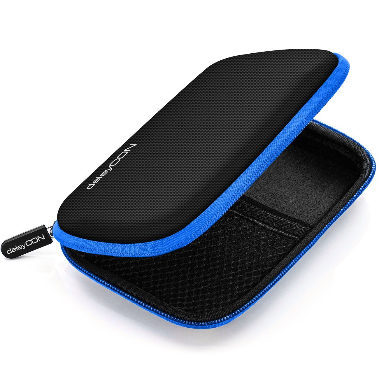 deleyCON Festplattentasche deleyCON Festplattentasche Case für 2,5" Zoll HDD SSD 2 Fächer