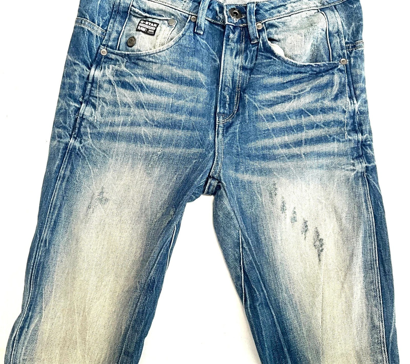 G-STAR Tapered-fit-Jeans G-Star Damen Jeans, G-Star Raw ARC C3D Tapered Fit Damen Jeans Distressed, Tapered, Acid Wäsche
