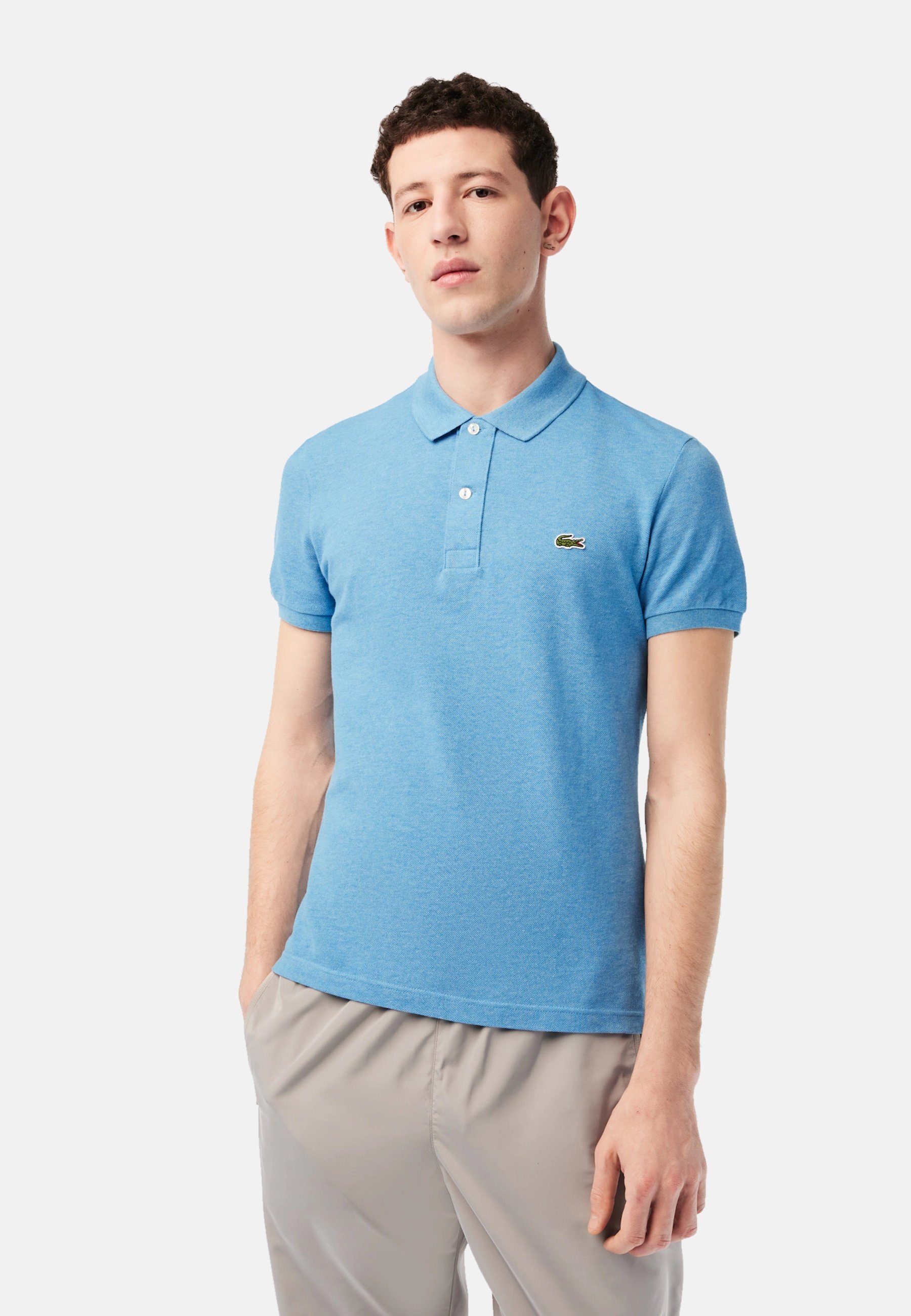 Lacoste Poloshirt Poloshirt Polo Kurzarmshirt mit Logo-Stickerei (1-tlg., 1)
