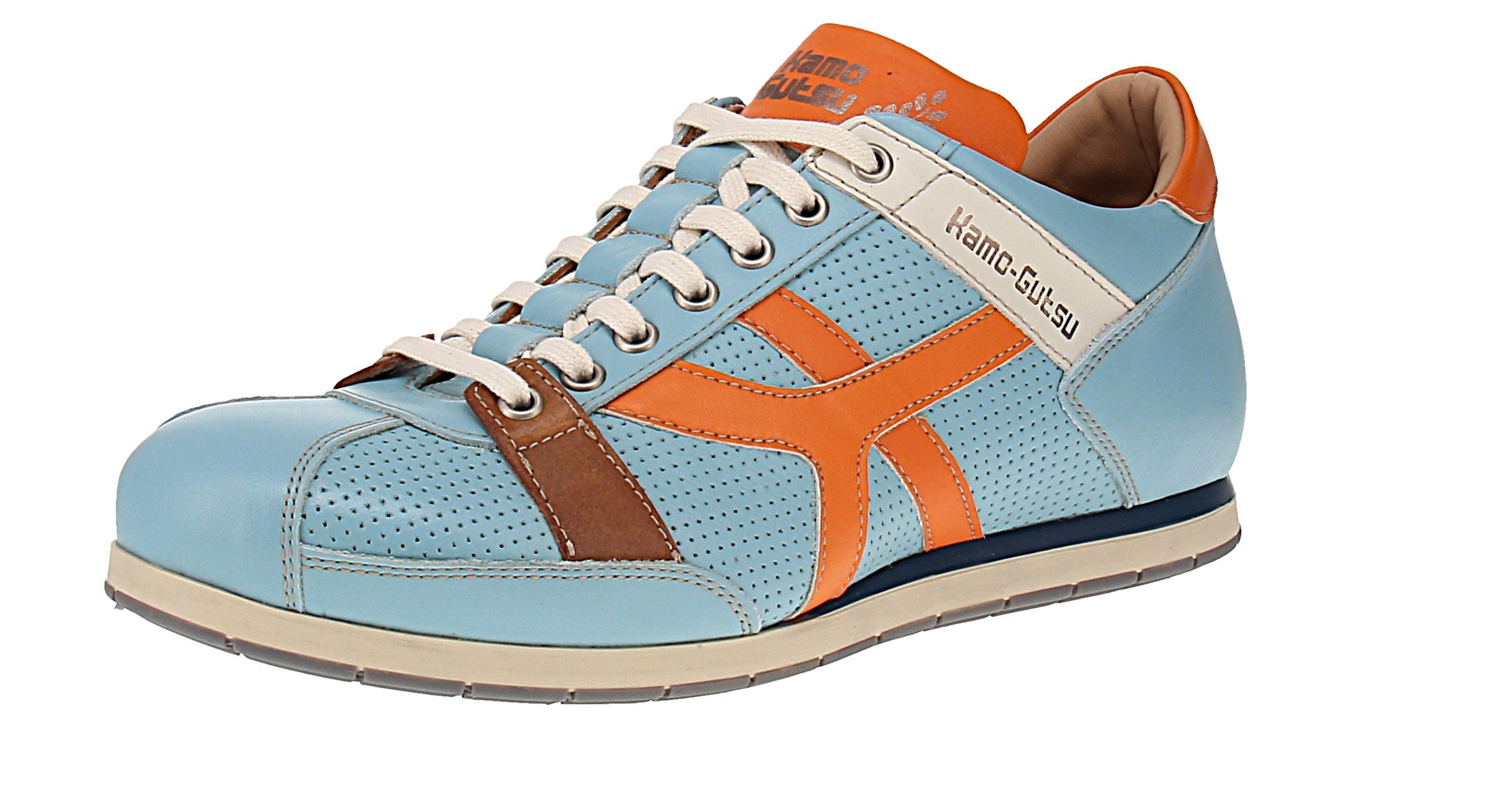 Kamo-Gutsu Kamo-Gutsu Tifo-044 - Herren Schuhe Sneaker - Cielo-Arancio Sneaker