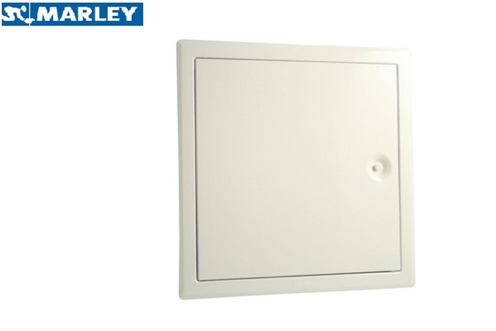 Marley Deutschland GmbH Wandfliese Revisionstür weiß beschichtet 200x200mm, Aluminium 0x0, Klappendeckel aushängbar, mit verdecktem Schnappverschluss