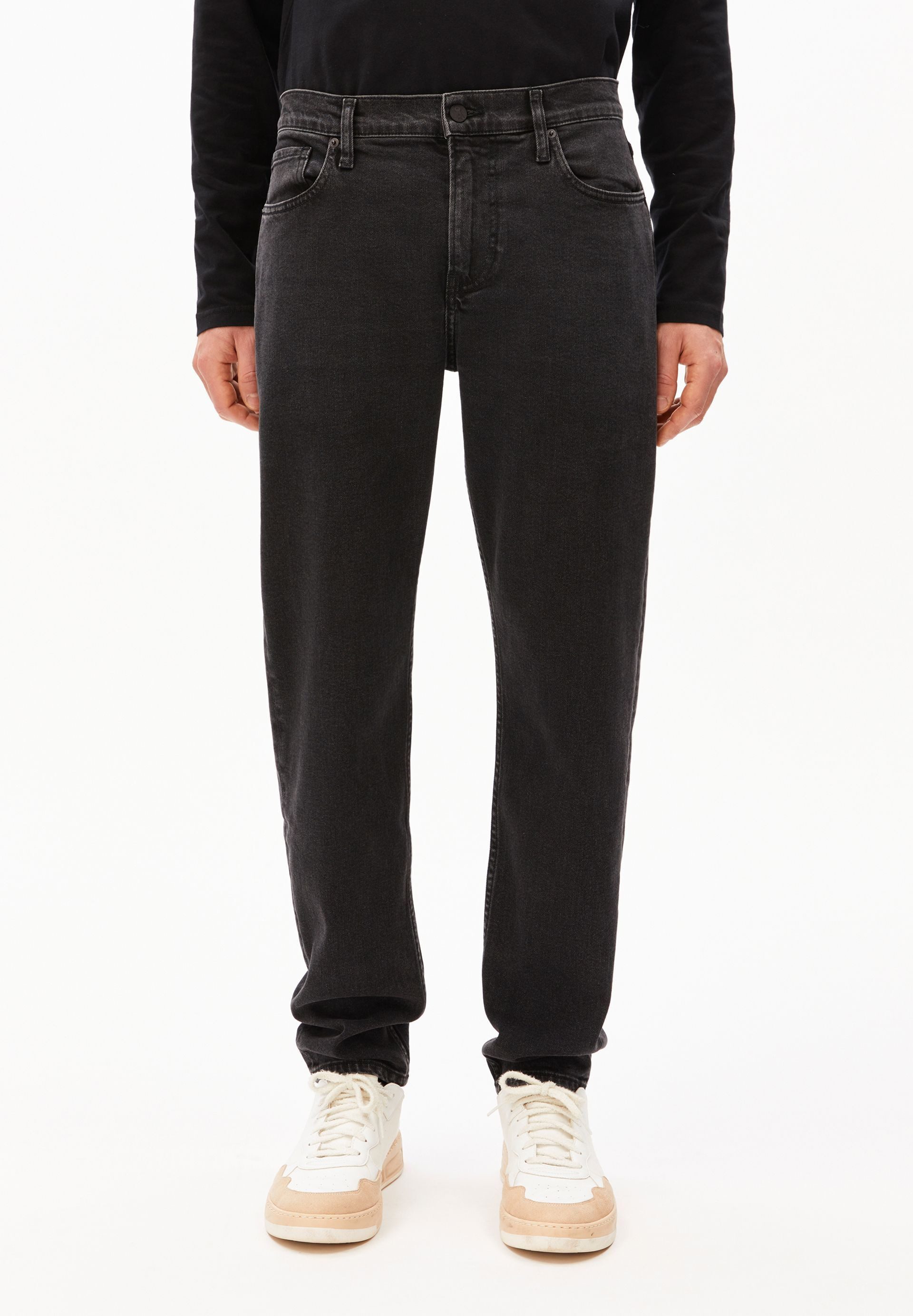 Armedangels Tapered-fit-Jeans AARJO TARPA Tapered Fit Jeans (Comfort-Stretch, Regular Fit) Mid waist