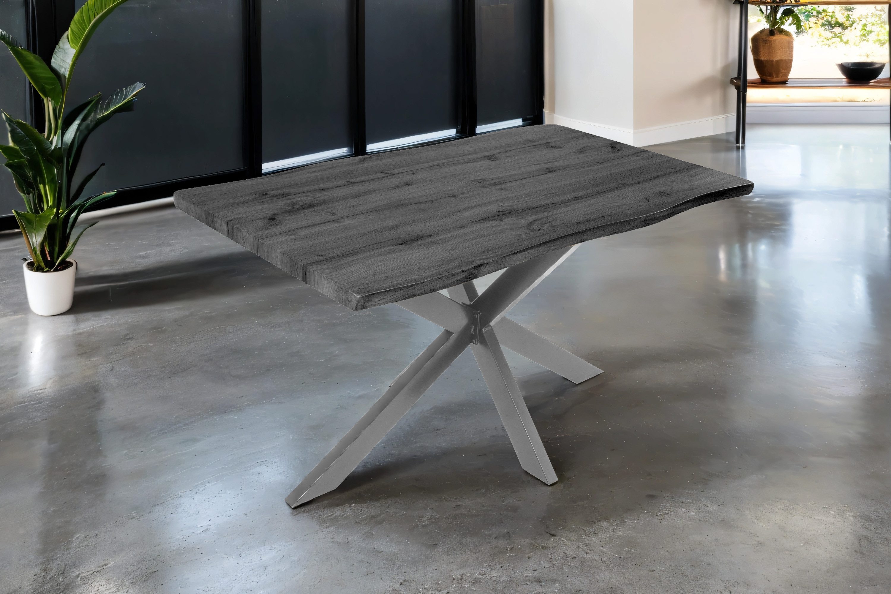 SAM® Esstisch TorbenS, verschiedene Holz-Optiken, Spider-Metallgestell, günstig online kaufen