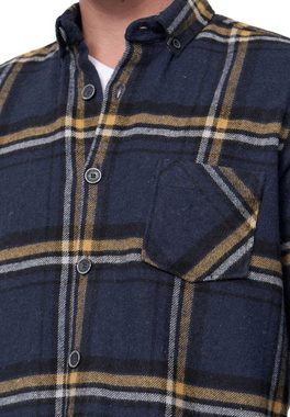 Rusty Neal Langarmhemd im trendigen Holzfäller-Look