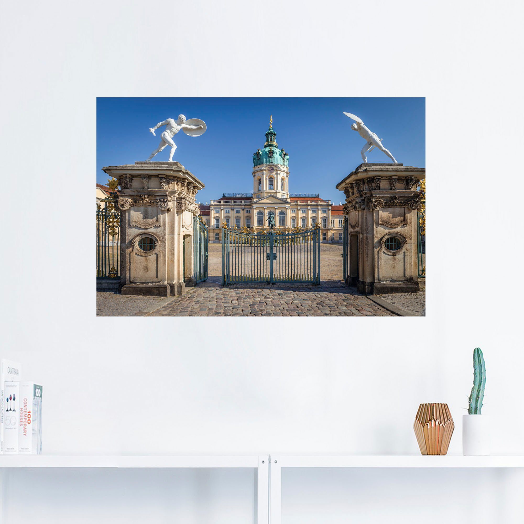 Artland Wandbild »Schloss Charlottenburg«, Gebäude (1 Stück), in vielen Größen & Produktarten - Alubild / Outdoorbild für den Außenbereich, Leinwandbild, Poster, Wandaufkleber / Wandtattoo auch für Badezimmer geeignet-HomeTrends