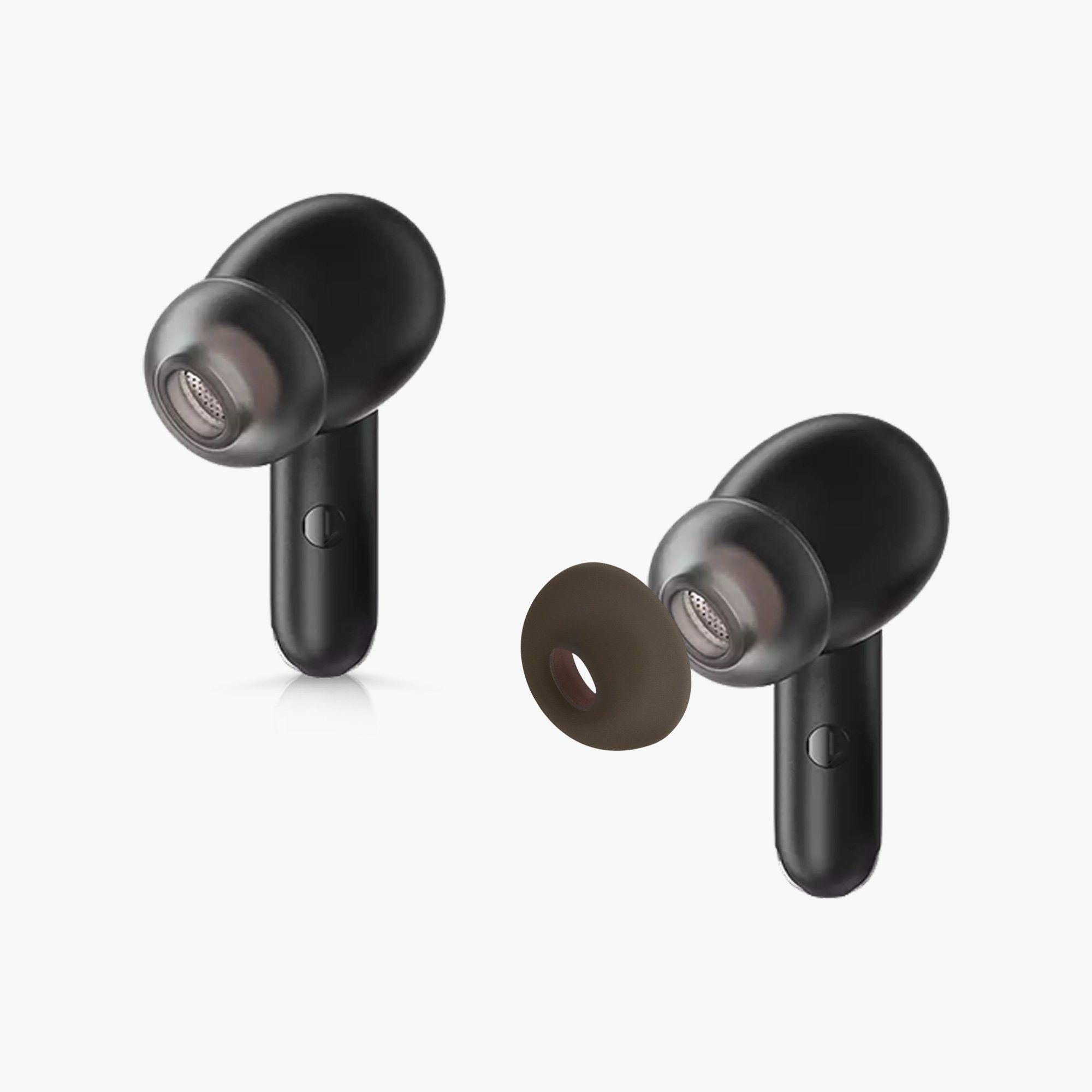 kwmobile 6x Größen Ohrstöpsel SoundPeats Pro In-Ear Ohrpolster (3 - für Capsule Polster Kopfhörer) Silikon 3