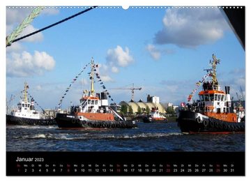 CALVENDO Wandkalender Hamburg Hafengeburtstag (Premium, hochwertiger DIN A2 Wandkalender 2023, Kunstdruck in Hochglanz)
