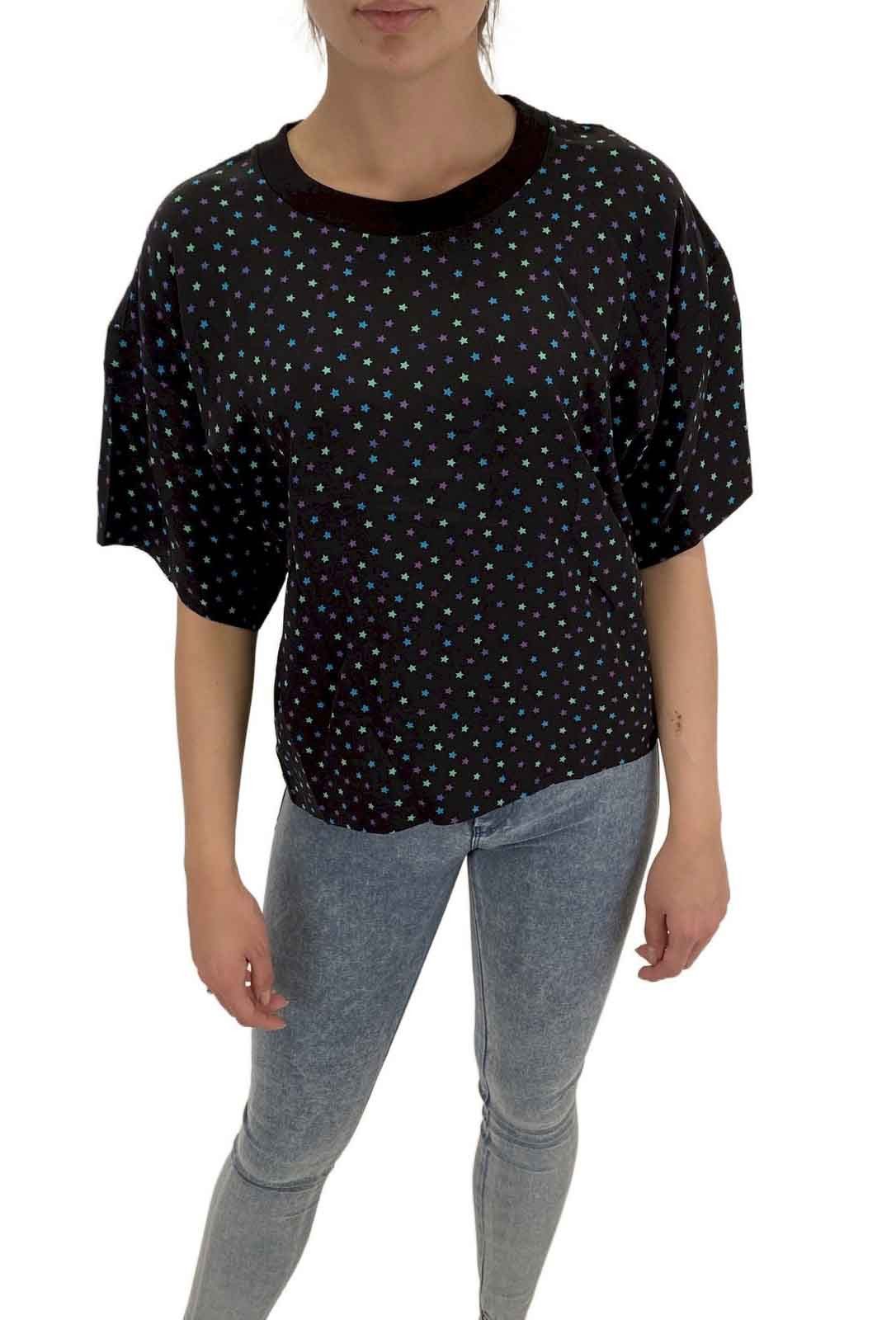 Kurzarmbluse Diesel T-Link Top Damen Bluse Blusenshirt
