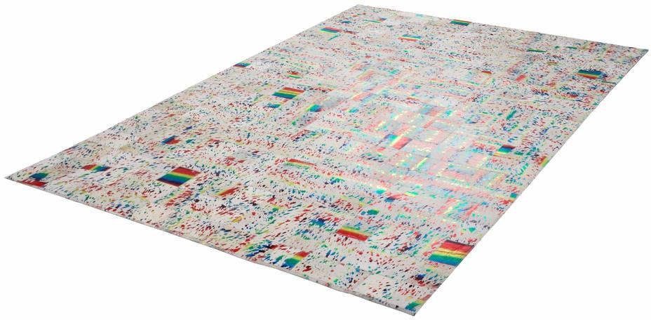 Kayoom Fellteppich Rocket 310, rechteckig, Höhe: 8 mm, echtes Rinderfell, Wohnzimmer
