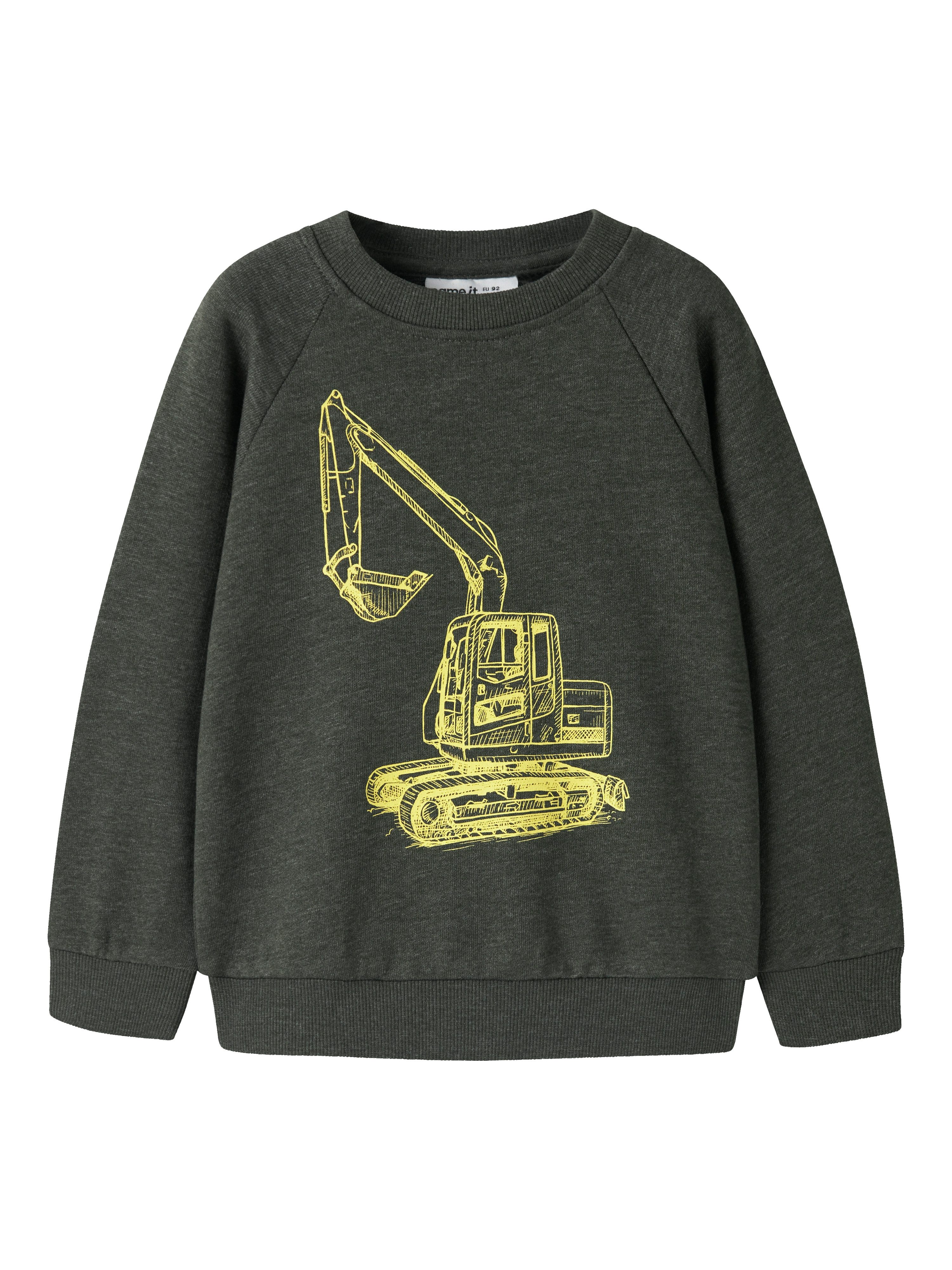 Name It Sweatshirt NMMVION LS NREG SWEAT UNB Baumwollmischung, regular fit