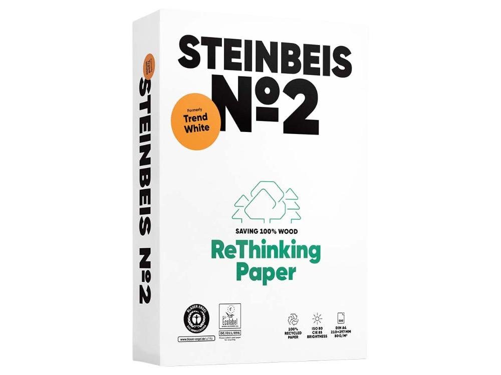 Preisgrenzen durchbrochen!! STEINBEIS Kopierpapier Steinbeis 'TrendWhite' Recycling-Kopierpapier 500