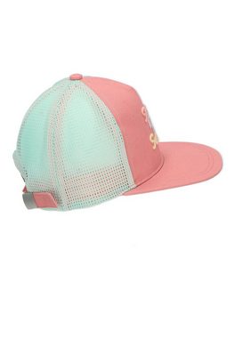 Sterntaler® Baseball Cap Baseball-Cap (1-St) Baseball-Cap Girls -Cappie aus Canvas und Mesh in Zartrosa - Cap für Kinder - Basecap mit 3D Stickerei "Say Hello To Summer" und Größenregulierung