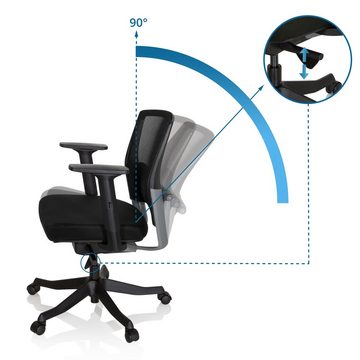 hjh OFFICE Drehstuhl Profi Bürostuhl IKAST BASE Stoff/Netzstoff (1 St), Schreibtischstuhl ergonomisch