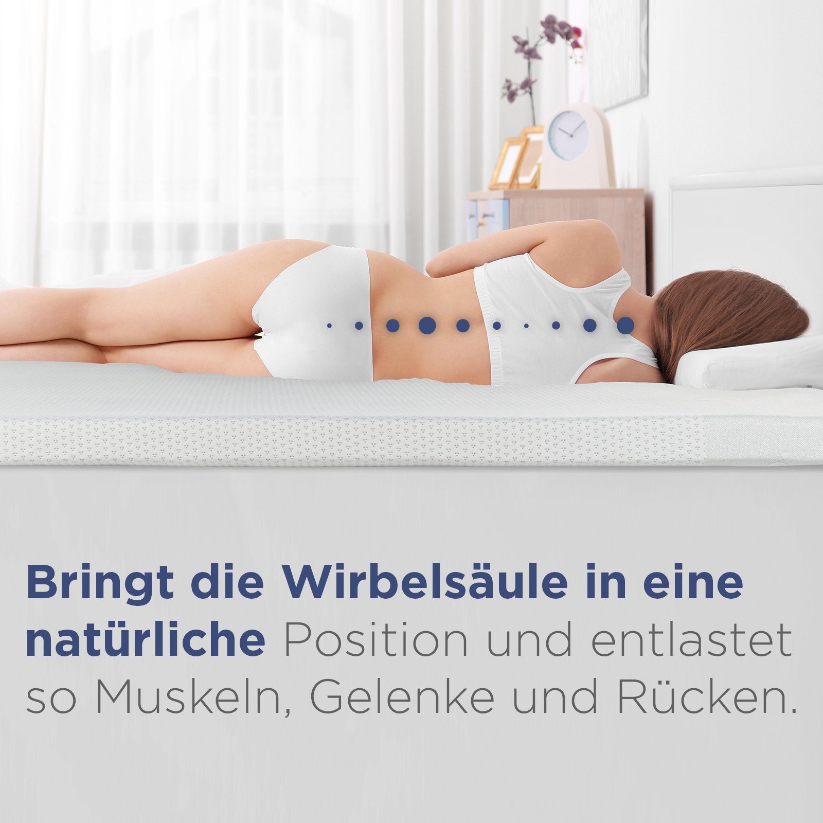 Matratzenauflage Matratzenauflage: Ultimativer Schlafkomfort, Wärmeableitung & Hygiene Vitapur